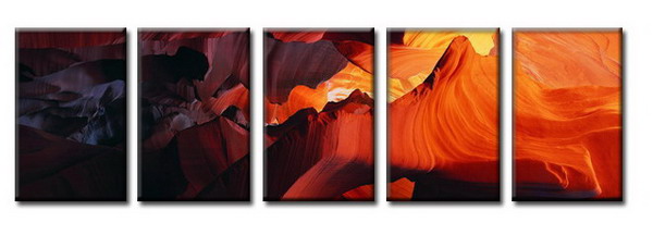 Modern Oil Paintings on canvas mountain painting -set08048