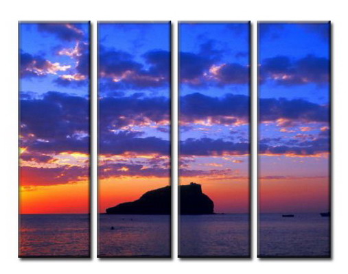 Modern Oil Paintings on canvas seascape painting -set08055