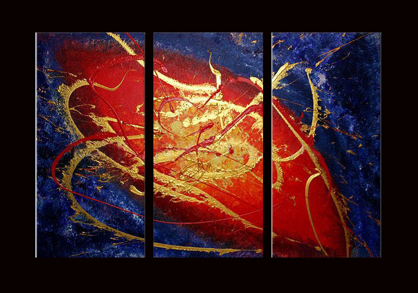 Modern Oil Paintings on canvas abstract painting -set08071