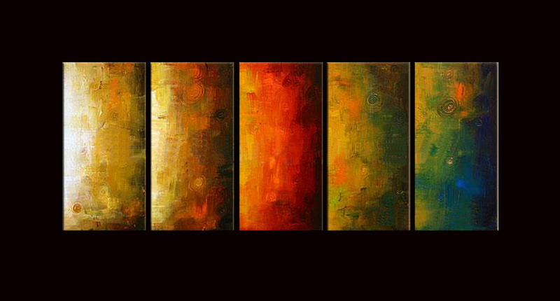 Modern Oil Paintings on canvas abstract painting -set08087