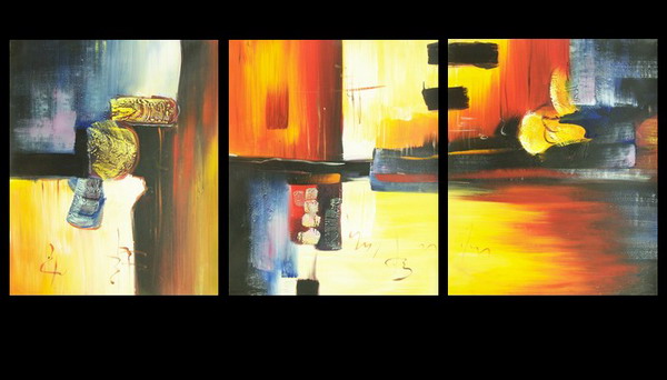 Modern Oil Paintings on canvas abstract painting -set08140