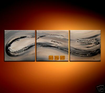 Modern Oil Paintings on canvas abstract painting -set08216