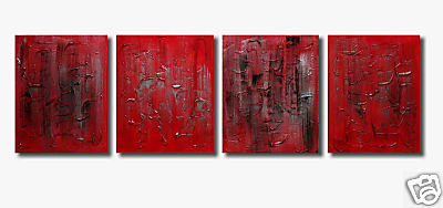 Modern Oil Paintings on canvas abstract painting -set08221