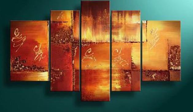 Modern Oil Paintings on canvas abstract painting -set09022
