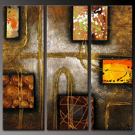 Modern Oil Paintings on canvas abstract painting -set09027