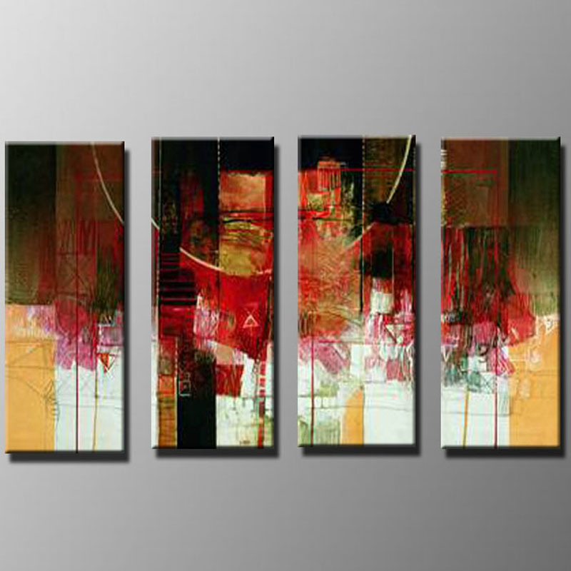 Modern Oil Paintings on canvas abstract painting -set09034