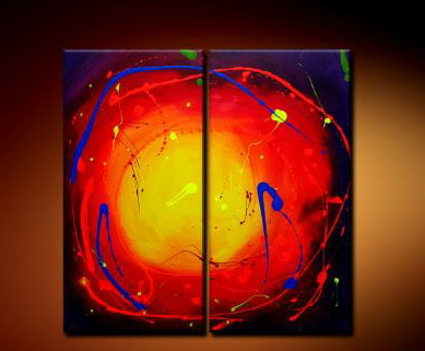 Modern Oil Paintings on canvas abstract painting -set09036