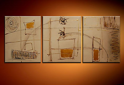 Modern Oil Paintings on canvas abstract painting -set09038