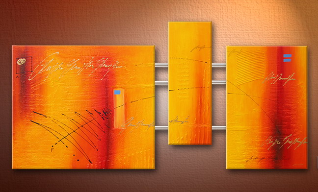 Modern Oil Paintings on canvas abstract painting -set09093