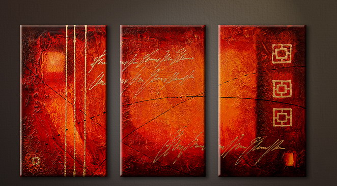 Modern Oil Paintings on canvas abstract painting -set09094