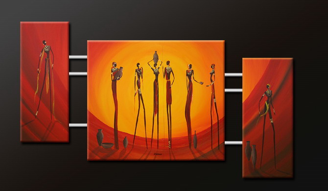 Modern Oil Paintings on canvas abstract painting -set09102
