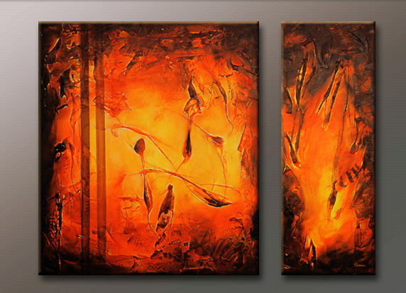 Modern Oil Paintings on canvas abstract painting -set09137