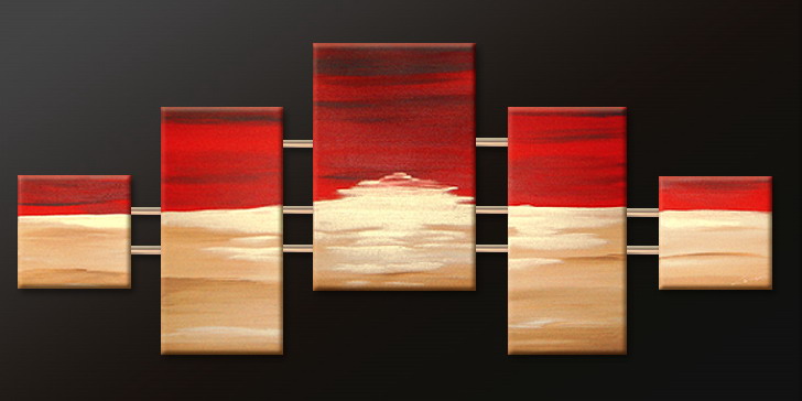Modern Oil Paintings on canvas abstract painting -set09181