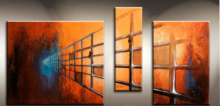 Modern Oil Paintings on canvas abstract painting -set09187