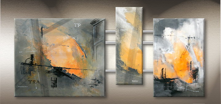 Modern Oil Paintings on canvas abstract painting -set09189