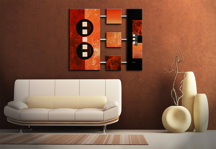 Modern abstract oil painting