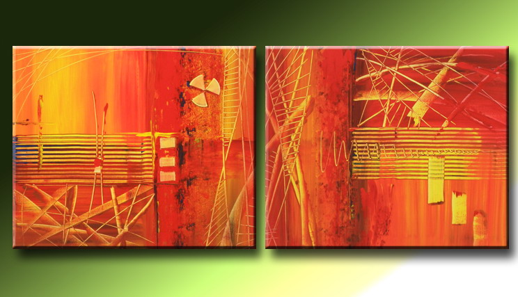 Modern Oil Paintings on canvas abstract painting -set09210