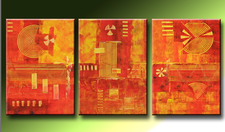 Modern Oil Paintings on canvas abstract painting -set09221
