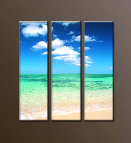 Modern Oil Paintings on canvas seascape painting -set10023