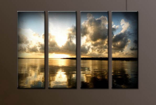 Modern Oil Paintings on canvas seascape painting -set10038