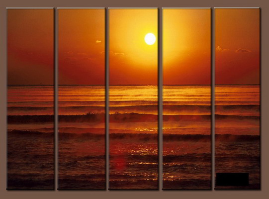Modern Oil Paintings on canvas seascape painting -set10141
