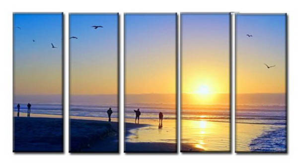 Modern Oil Paintings on canvas seascape painting -set10199