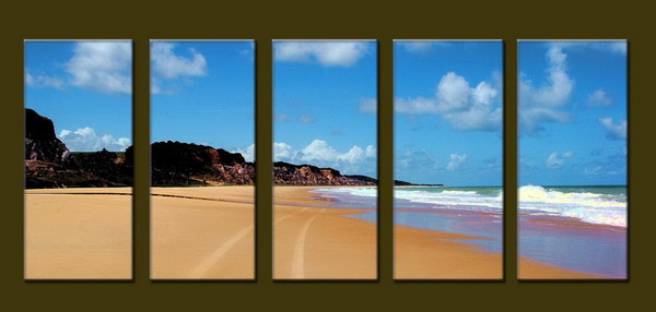 Modern Oil Paintings on canvas seascape painting -set10211