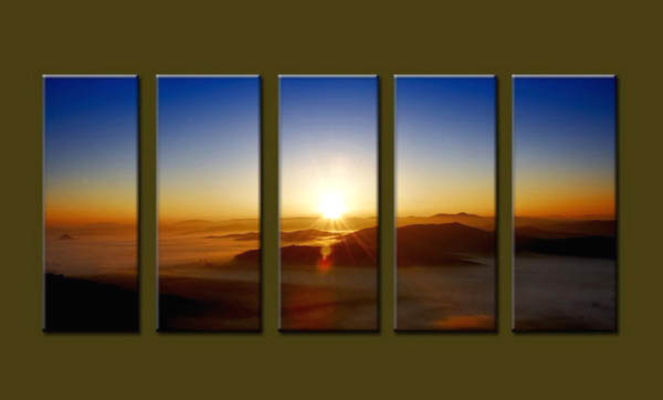 Modern Oil Paintings on canvas seascape painting -set10278