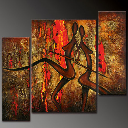 Modern Oil Paintings on canvas abstract painting -set12006