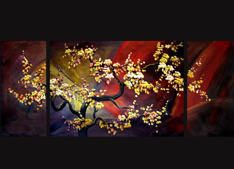 Modern Oil Paintings on canvas abstract painting -set12009