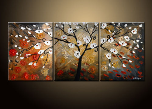 Modern Oil Paintings on canvas abstract painting -set12013