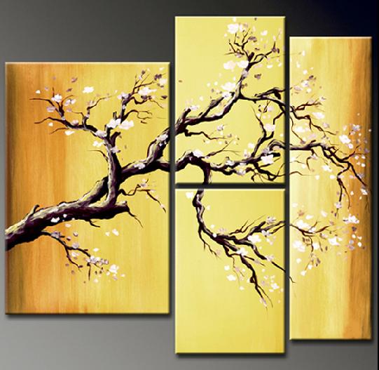 Modern Oil Paintings on canvas abstract painting -set12025