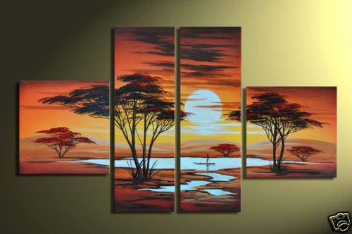 Modern Oil Paintings on canvas abstract painting -set12029