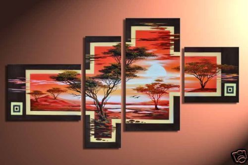 Modern Oil Paintings on canvas abstract painting -set12037