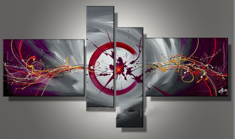 Modern Oil Paintings on canvas abstract painting -set12038