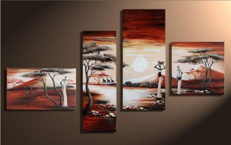 Modern Oil Paintings on canvas abstract painting -set12047