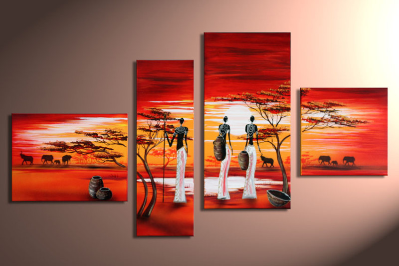 Modern Oil Paintings on canvas abstract painting -set12049