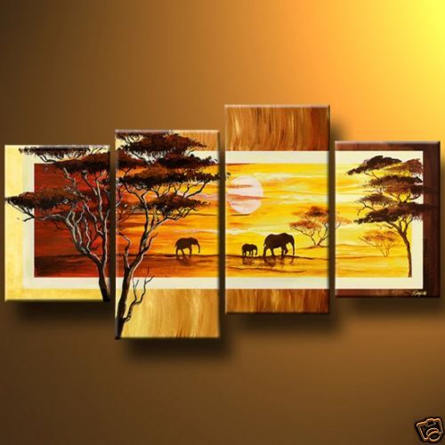 Modern Oil Paintings on canvas abstract painting -set12062