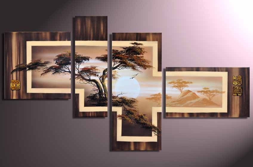 Modern Oil Paintings on canvas abstract painting -set12063