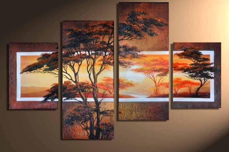 Modern Oil Paintings on canvas abstract painting -set12067