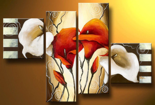 Modern Oil Paintings on canvas abstract painting -set12073