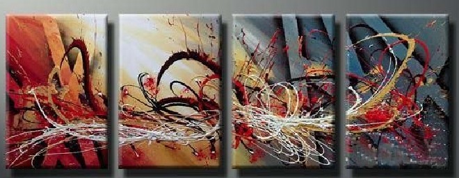 Modern Oil Paintings on canvas abstract painting -set12077