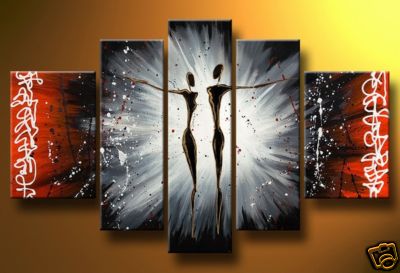 Modern Oil Paintings on canvas abstract painting -set12081
