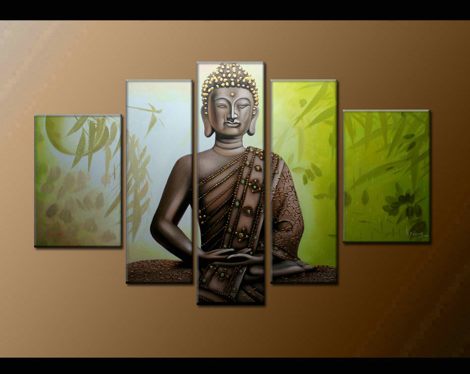 Contemporary zen art Buddha oil painting Buddha008