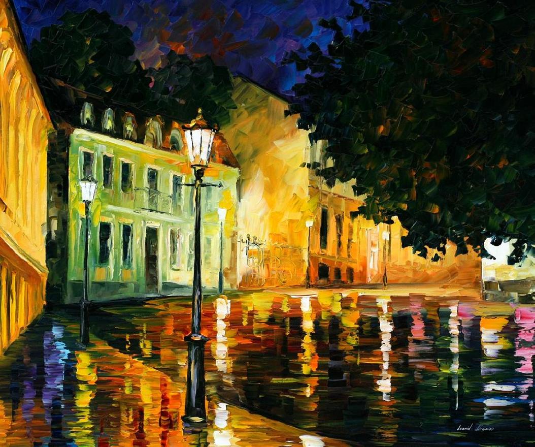 Modern impressionism palette knife oil painting kp15037