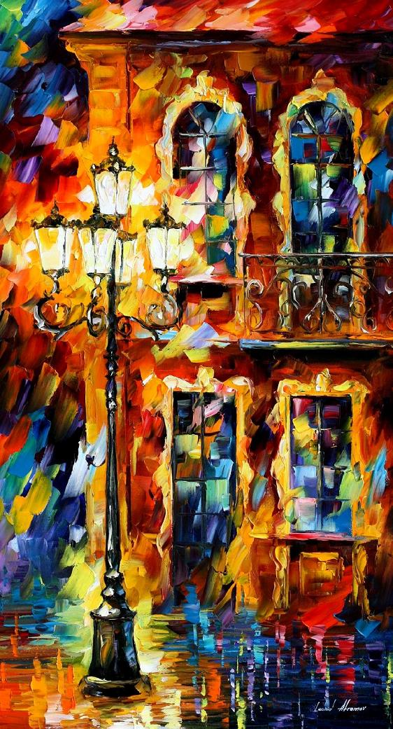 Modern impressionism palette knife oil painting kp15077