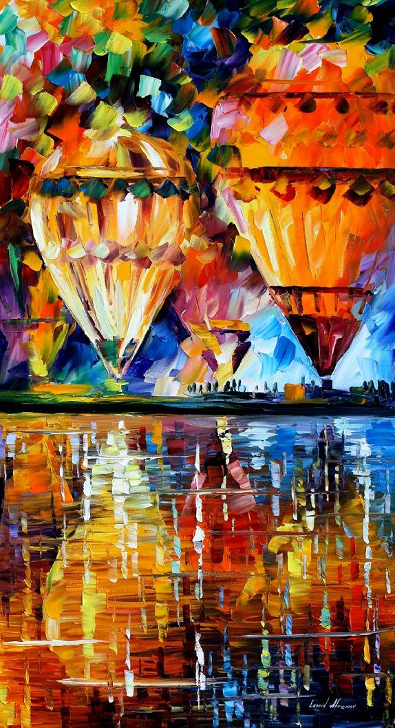 Modern impressionism palette knife oil painting kp15140