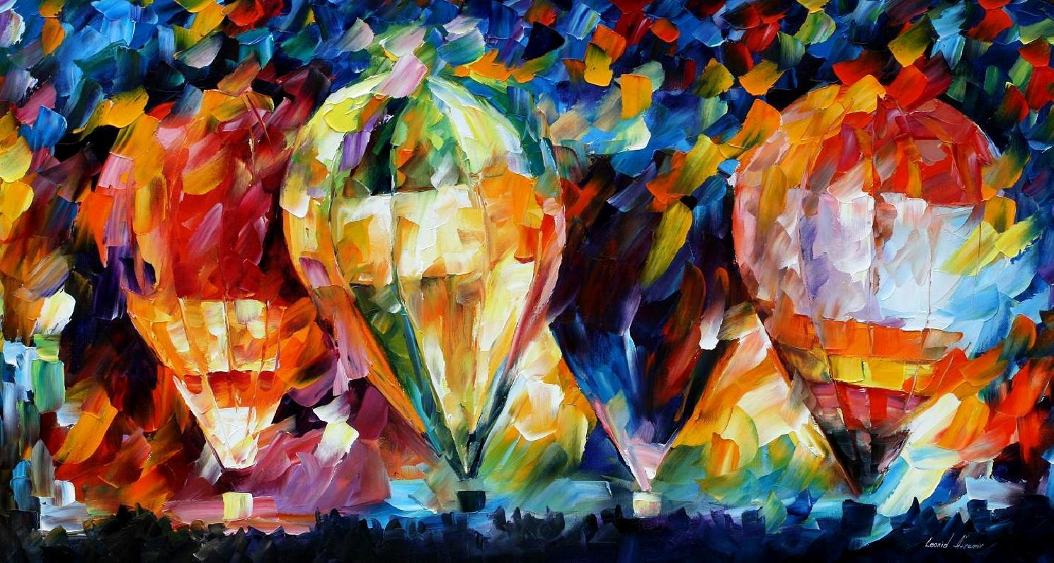 Modern impressionism palette knife oil painting kp15143
