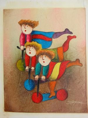 Dafen Oil Painting on canvas -child54