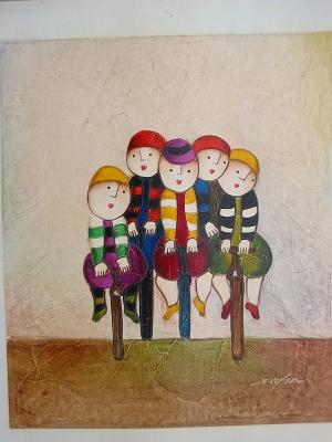 Dafen Oil Painting on canvas -child57
